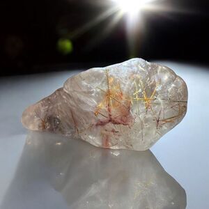 Golden Rutilated Quartz‎ Crystal Freeform (#5)